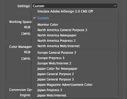 I can change everything, however i can't find the right option to change the color of the page numbers. Choosing A Transparency Blend Space In Indesign And Illustrator