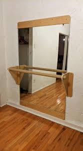 I had my barre for a while but i didn't want to put it up until i found the 'perfect mirror'. Diy I Made A Home Ballet Barre Album On Imgur