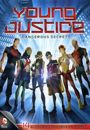 Capa Do Dvd Batman Contra O Capuz Vermelho Dc Comics Young Justice Dangerous Secrets Justica Jovem Super Heroi Animacao