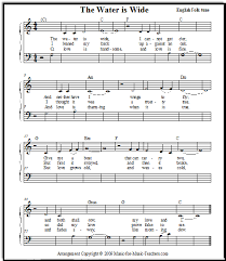 Find and print professionally arranged piano sheet music for beginner/level 1 through easy/level 5 piano. Beginner Keyboard Music Sheets As Beautiful As The Water Is Wide Will Win Your Piano Students Over With Sheet Music The Water Is Wide Piano Songs For Beginners
