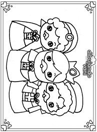Reyes Magos Para Colorear Kawaii
