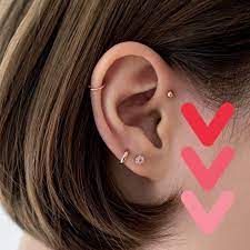 Tiny Cartilage Huggie Hoop Earrings Hadcrafted From 925 Sterling Silver Available In Silver Gold And Rose Go Earings Piercings Second Ear Piercing Ear Jewelry