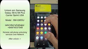 Go to our service page. Unlock Sim Samsung Galaxy S8 S8 Plus Sprint G950u G955u Youtube