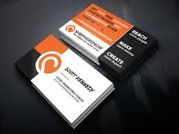 A clean and simple layout, this is a psd marketing business cards that is highly customizable. Bold Modern Digital Marketing Business Card Design For A Company By Jk18 Design 19206766