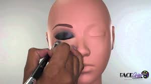 smokey eye on makeup mannequin you