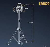 RICOO Soporte TV Base De Pie Giratorio Televisión 30-55" (76u2013140cm)  FS707-B Pedestal De Suelo Televisor LED/LCD/Curvo VESA 300x200-600x400