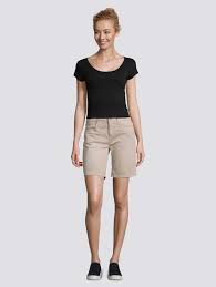 Roaman's was created for plus size women who appreciate style & true value. Alexa Slim Bermuda Shorts Von Tom Tailor