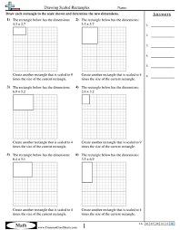Print our seventh grade (grade 7) worksheets and activities, or administer them as online tests. Drawing Scaled Rectangles Worksheet Free Commoncoresheets