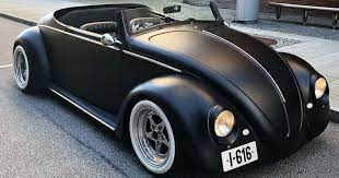 I have went trough everything on this bug from a fully powder coated pan to full custom interior. This Guy Transformed A 1961 Vw Beetle Deluxe Into A Black Matte Roadster Bored Panda