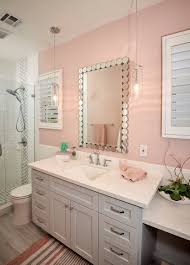 Pink and gray bathroom decor bathroom pink and gray bathroom decor pink and gray bathroom set. 75 Beautiful Bathroom With Gray Cabinets And Pink Walls Pictures Ideas July 2021 Houzz