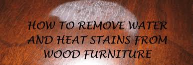 If you try to wipe away those crystals, you might end up scratching the surface. How To Remove Water And Heat Stains From Wood Furniture Dunn S Business Solutions