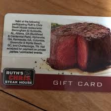 Maybe you would like to learn more about one of these? Dining Ruths Chris Gift Card Poshmark