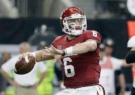 Heisman Trophy Oklahoma Qb Baker Mayfield Goes From Walk On To Winner Football College Football Players Heisman Trophy