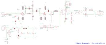 Pass labs aleph 2 diy amplifier kk pcb layout. Electrosmash 1wamp Electroc Guitar Amplifier