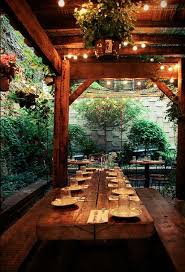 Since everybody loves this indoor garden restaurant, it gets a bit crowded during peak hours, so we besides the great design and ambience, the menu here will surprise your palate too. 60 Unique Beer Garden Design Everyone Requires A Room To Call Their Own If Placing Directly In The Ga Beer Garden Design Courtyard Design Outdoor Restaurant