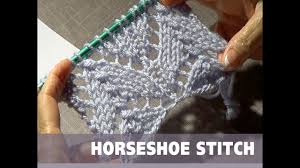 Their material is also wrinkle resistant as their elasticity allows them to reset into its original shape. Knitting Horseshoe Lace Stitch Cc Youtube