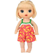 2024 NEW Doll clothes Fashion dresses for 12 Inch 30CM baby alive Toys  Crawling Doll accessories.