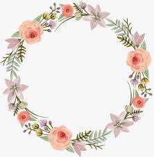 Watercolor Wreaths Watercolor Clipart Cartoon Hand Painted Png And Vector With Transparent Background For Free Download Floral Wreaths Illustration Wreath Watercolor Floral Border Design