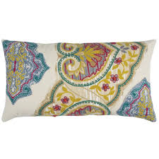 Bridesdale Decorative Cotton Lumbar Pillow Decorative Lumbar Pillows Oblong Throw Pillow Floral Decor Pillows