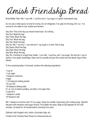 Amish friendship bread is a genuine starter bread. Amish Friendship Bread The Benson Street Amish Friendship Bread Friendship Bread Amish Friendship Bread Starter Recipes