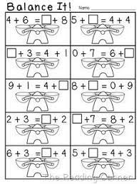 Equations Equivalentes First Grade Math 1st Grade Math Second Grade Math