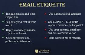 Business Email Etiquette Business Emails Business Communication Etiquette