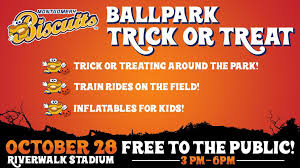 ballpark trick or treat at riverwalk stadium