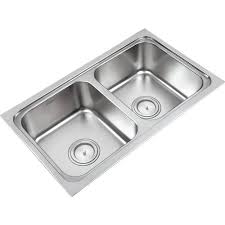 For ordinary building, kitchen serves the purpose of pantry. Anupam Silver Double Bowl Kitchen Sink Size 32 X 20 Inch Id 12432437033