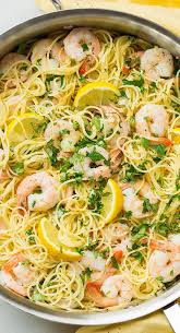 A nontraditional take on angel hair pasta, this creamy miso pasta with brussels sprouts from love & lemons will shake up your weeknight meal routine. Lemon Parmesan Angel Hair Pasta With Shrimp Cooking Classy Pasta Dishes Healthy Recipes Recipes