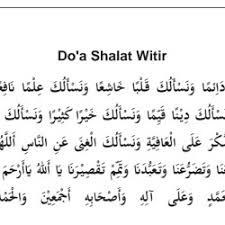 Tujuannya agar kita sebagai manusia dianugerahi sholat witir merupakan sholat penutup dengan jumlah rakaat ganjil, misal satu, tiga, dan seterusnya. Doa Setelah Sholat Tarawih Dan Witir