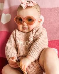 G O L D I E is 7 months old! Time it's truly flying with our happy little  girlie. Goldie can sit up, roll, shake her head no, blow raspberries, and is