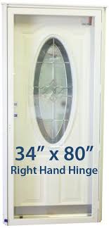 Amazon's choicefor mobile home screen doors. 34x80 3 4 Oval Glass Door Rh For Mobile Home Manufactured Housing