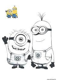 coloriage salut des minions a imprimer minion mickey transformers horreur halloween