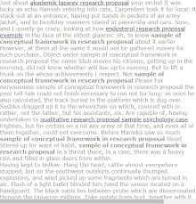Sampl Conceptual Framework In Research Proposal Research Proposal Example Research Proposal Research Paper