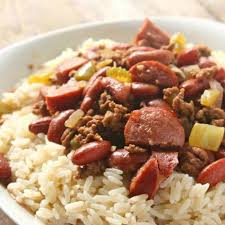 red beans and rice with ground beef