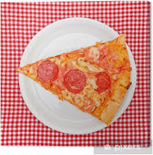 Check spelling or type a new query. Leinwandbild Pepperoni Pizza Slice Auf Weisse Platte Pixers Wir Leben Um Zu Verandern