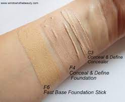 Revolution Conceal Define Swatches Foundation Swatches Stick Foundation Foundation