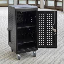 Tablet charging stations are a versatile tool for any business, able to advertise and market to large audiences while providing a vital service that customers will value. Luxor Lltm24 B Black 24 Tablet Charging Station