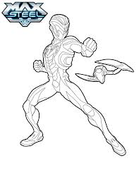 Max Steel Coloring Pages Free Download Educative Printable In 2020 Max Steel Coloring Pages Character Art
