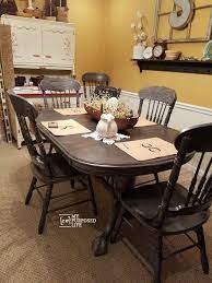 Double Pedestal Oak Table And Chairs Dining Table Makeover Oak Table And Chairs Oak Table