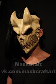 Demon S Mask Slaughter To Prevail Beige Color By Maskcraft Cool Masks Masks Art Mask Design