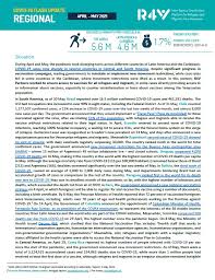 In the caribbean, the dominican republic has the highest death toll, while barbados. R4v Covid 19 Flash Update April May 2021 R4v