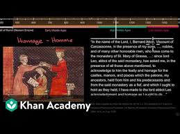 Feudal System During The Middle Ages Video Khan Academy