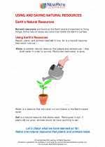 Try these fun learning activities and games for 1st graders. Using And Saving Natural Resources 2nd Grade Science Worksheets And Answer Keys Study Guides And Vocabulary Sets Montana Content Standards