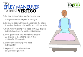 7 Home Remedies Exercises To Stop Vertigo Emedihealth Epley Maneuver Home Remedies For Vertigo Vertigo Remedies