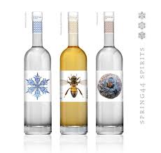 Spring 44 Artisan Spirits Pd Wine Design Wine Label Design Distilled Spirit