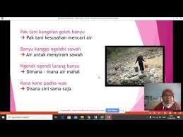 Sopo sing arep sinau boso jowo mreneo by: Bahasa Jawa Geguritan 3 Youtube