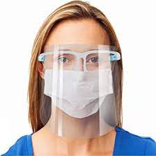 Safety Face Shield Reusable Goggle Shield Wearing Glasses Face Visor Transparent Anti Fog Layer Protect Eyes From Splash Amazon Com