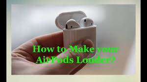 Mar 30, 2021 · tap the settings app on your home screen to open it. How To Make Your Airpods Louder Youtube