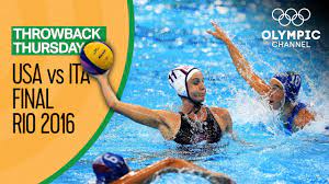 The men's tournament of water polo at the 2016 summer olympics at rio de janeiro, brazil, began on 6 august and ended on 20 august 2016. Women S Water Polo Final Highlights Rio Replays Throwback Thursday Youtube